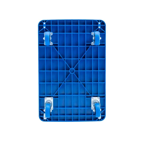 РНС 200 - Тележка платформ. со складной ручкой (нагрузка 200 кг, 100 мм, 500х700 мм, платформа - пластик)