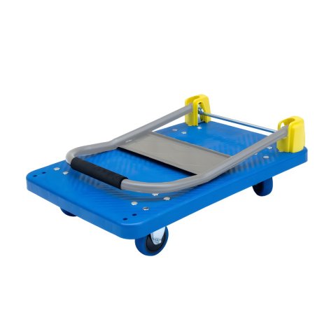 РНС 200 - Тележка платформ. со складной ручкой (нагрузка 200 кг, 100 мм, 500х700 мм, платформа - пластик)